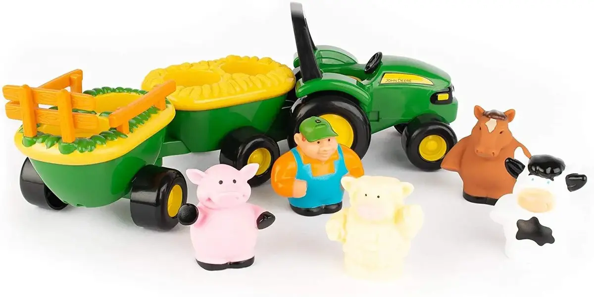 John Deere Animal Sounds Hayride Musical Tractor 1