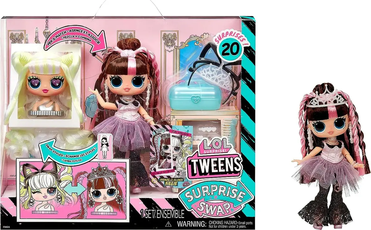 Lol Surprise! Tweens Surprise Swap Bronze-2-Blonde Billie Doll 1