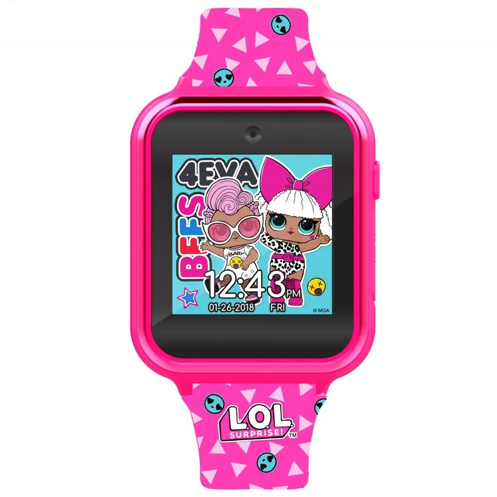 Lol Surprise! Kids Pink Silicone Strap Touch Screen Smart Watch 1