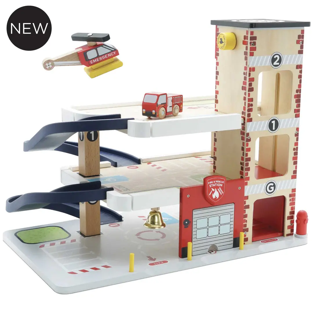 Le Toy Van Fire & Rescue Garage 1