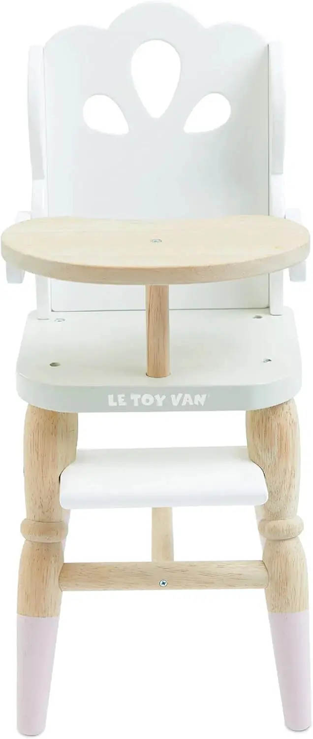 Le Toy Van Tv601 Educational Wooden Toy Role Play Beautiful Doll High Chair 1