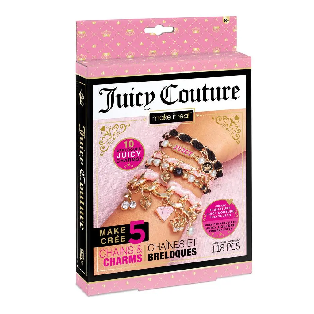 Make It Real Mini Juicy Couture Jewellery Chains And Charms 1