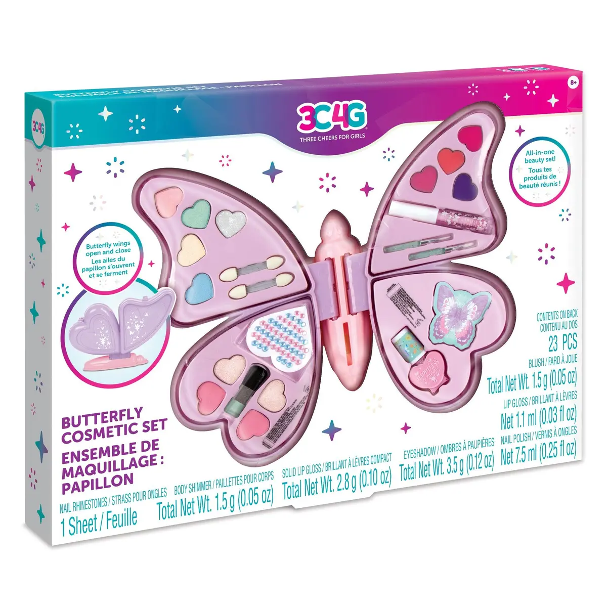 Make It Real Butterfly Cosmetic Set 1
