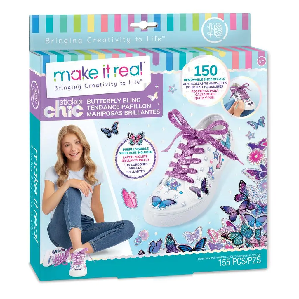 Make It Real Sticker Chic: Butterfly Bling 1