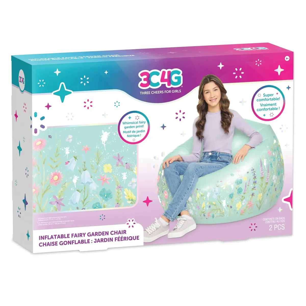 Make It Real 3C4g Fairy Garden Inflatable Chair 1