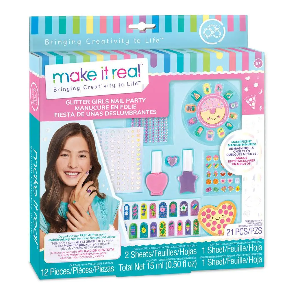 Make It Real Glitter Girls Nail Party 1