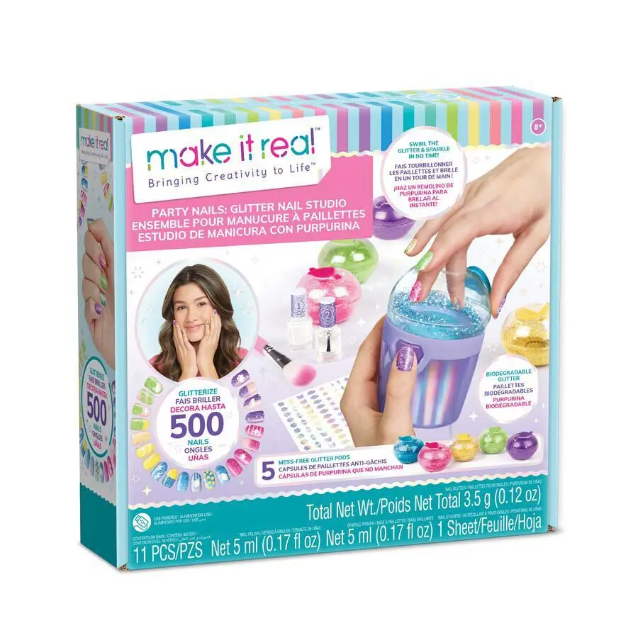 Make It Real Party Nails Glitter Design Set 1