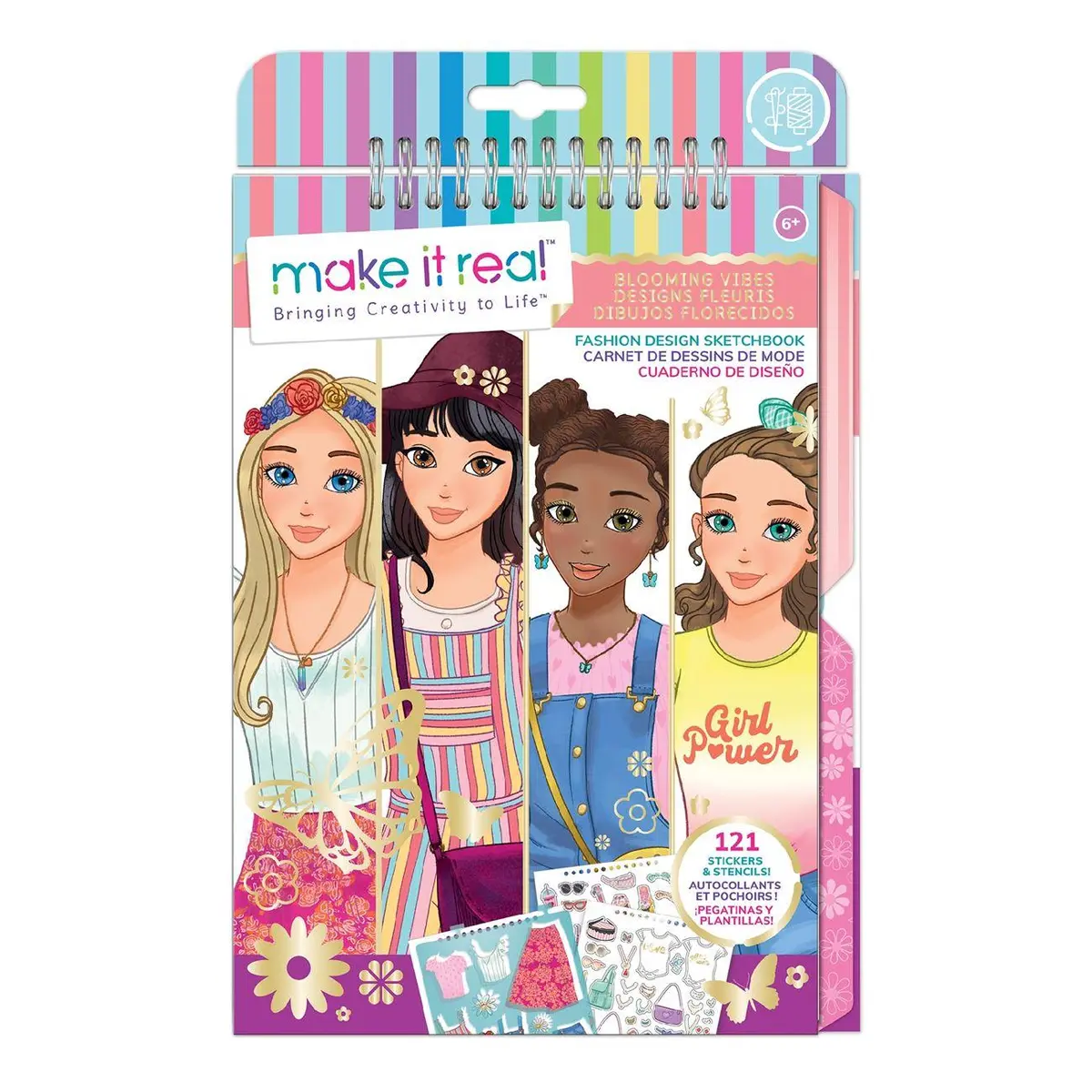 Make It Real Blooming Vibes Sketchbook 1