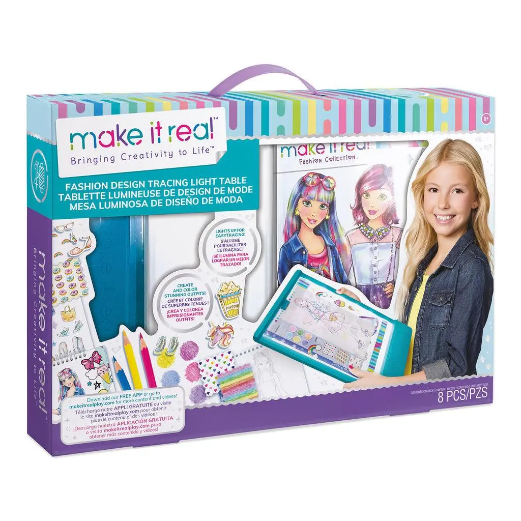 Make It Real Fashion Design Tracing Light Table 1