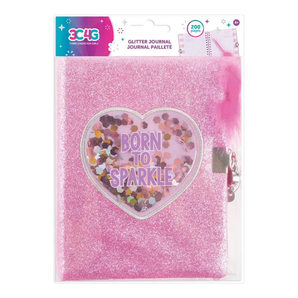 Make It Real 3C4g Born To Sparkle Glitter Journal 1