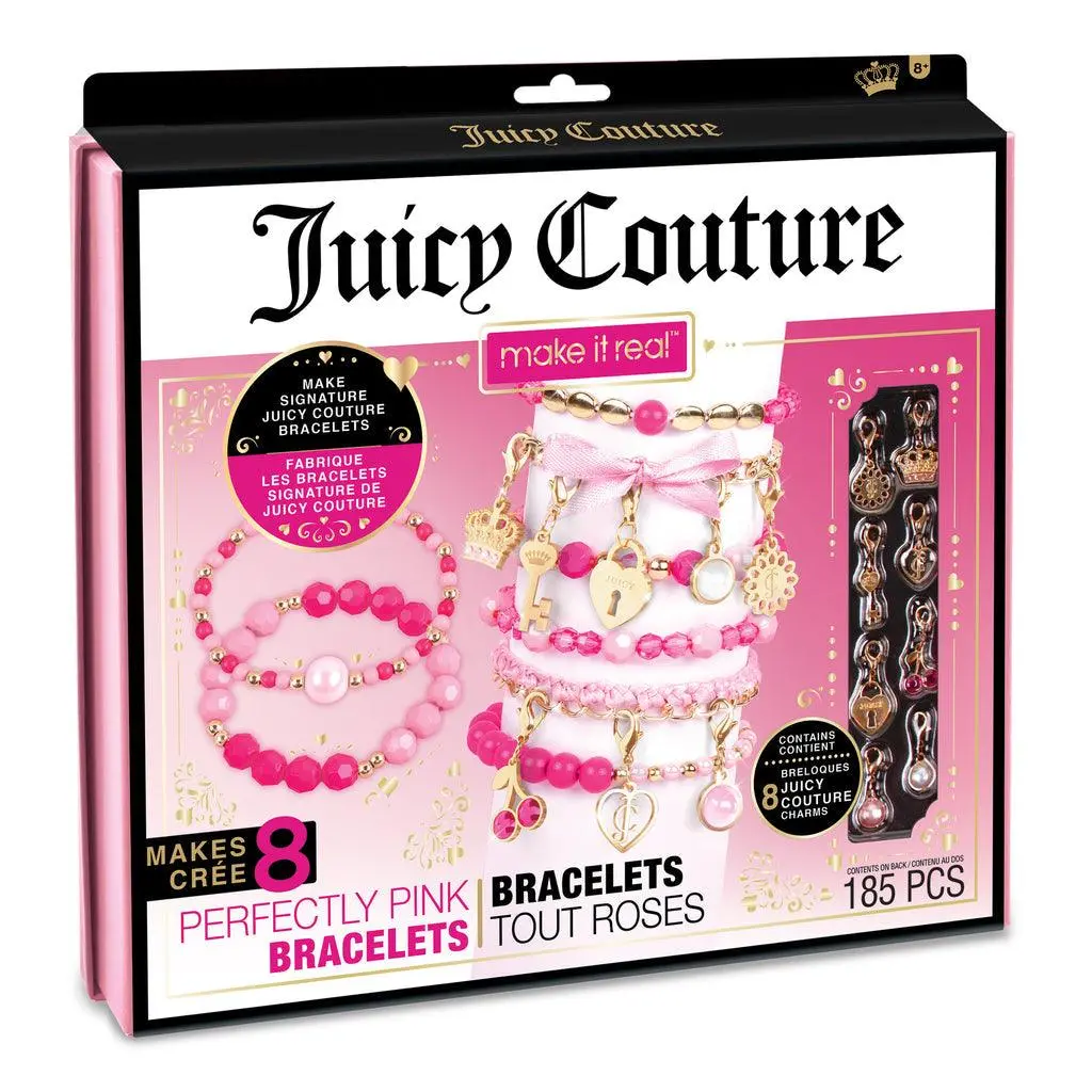 Make It Real Juicy Couture Perfectly Pink Bracelets 1
