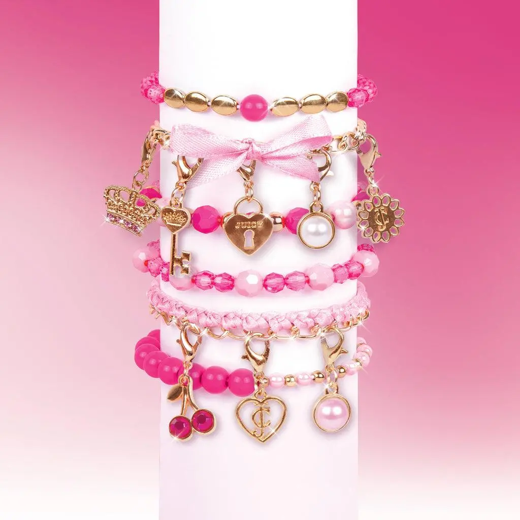 Make It Real Juicy Couture Perfectly Pink Bracelets 2