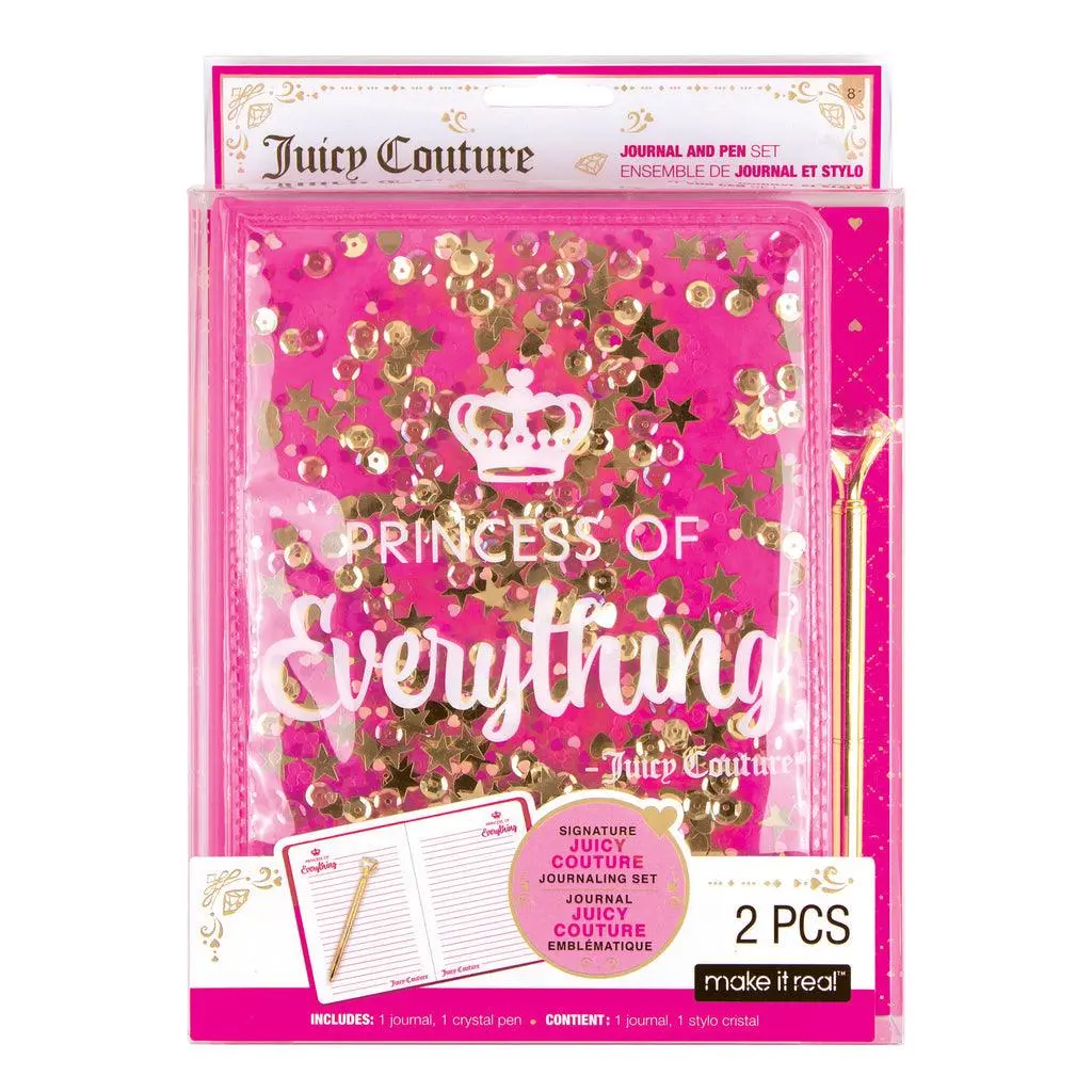 Make It Real Juicy Couture Glitter Journal And Pen 1