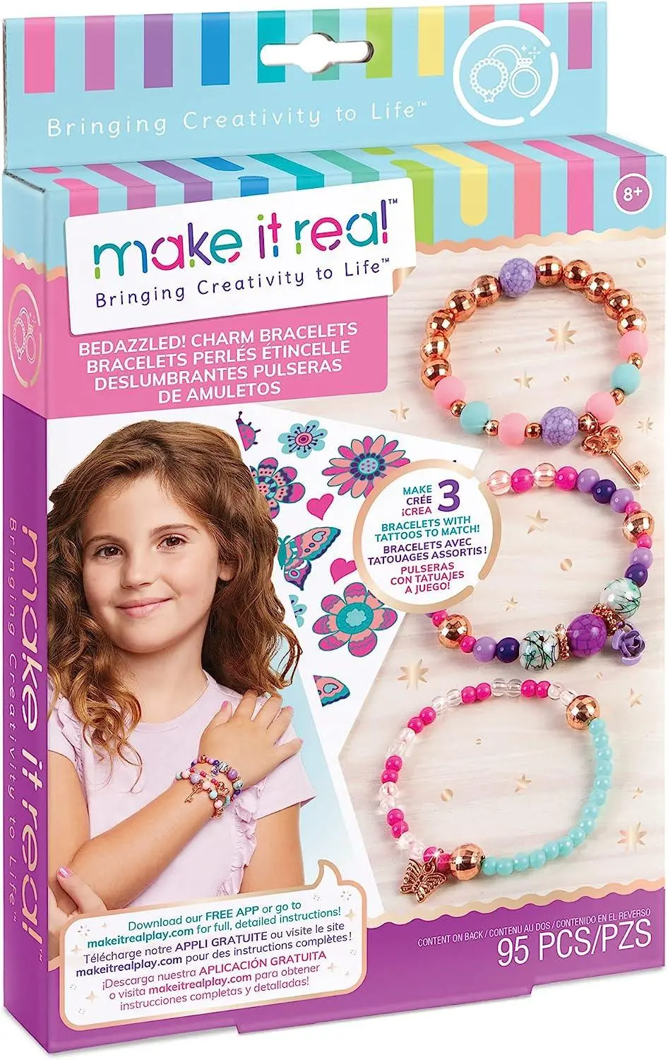 Make It Real Bedazzled! Charm Bracelets Blooming Creativity 1