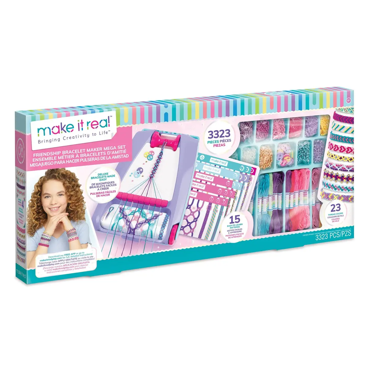 Make It Real Friendship Bracelet Maker Mega Set 1