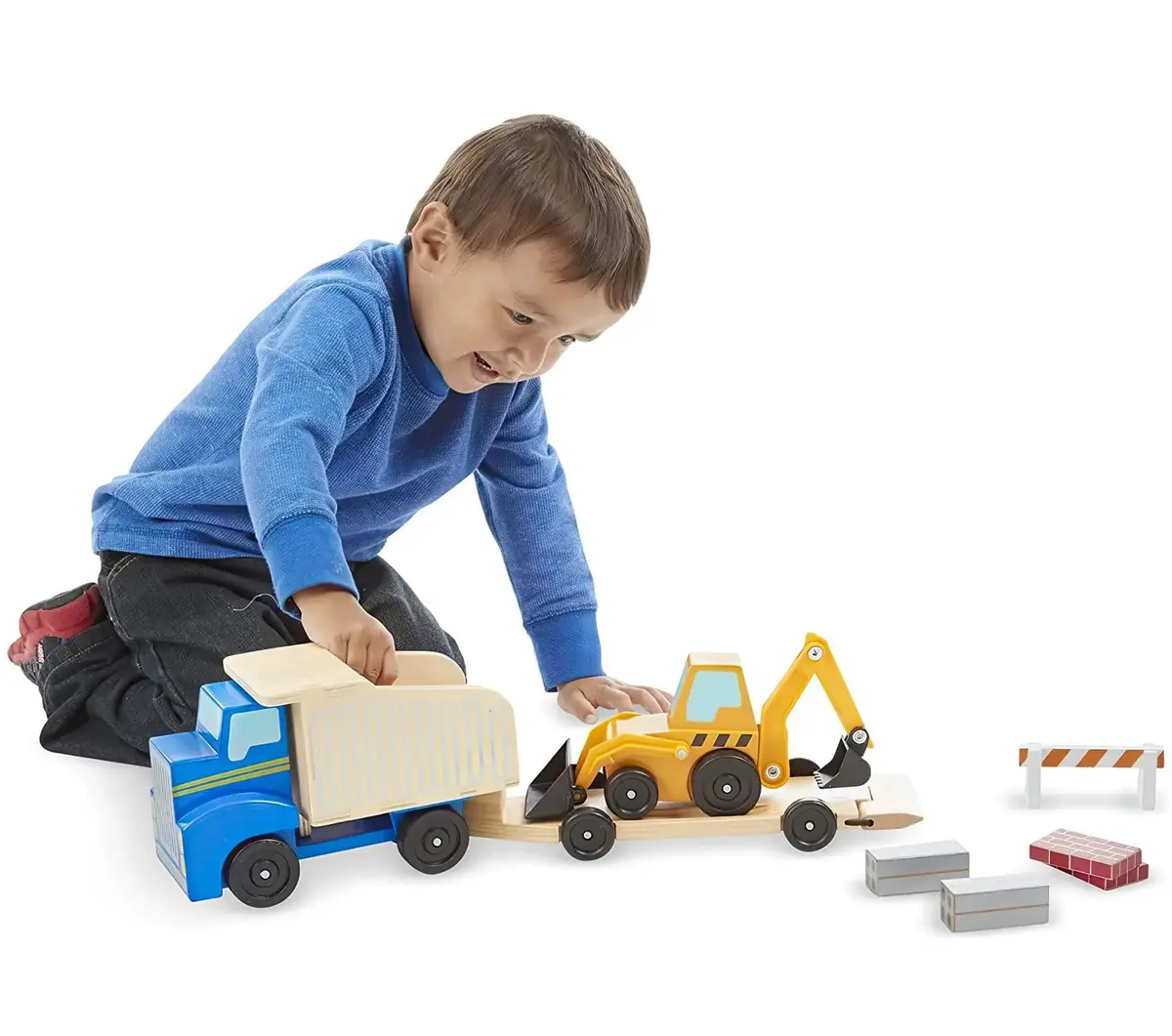 Melissa & Doug 12757 Classic Dump Truck & Loader 1