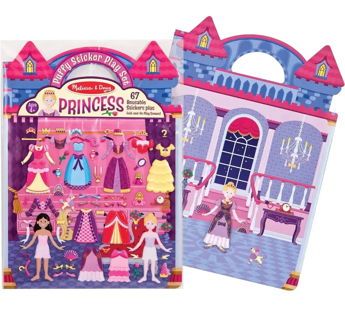 Melissa & Doug 19100 Princesses Reusable Puffy Stickers 1
