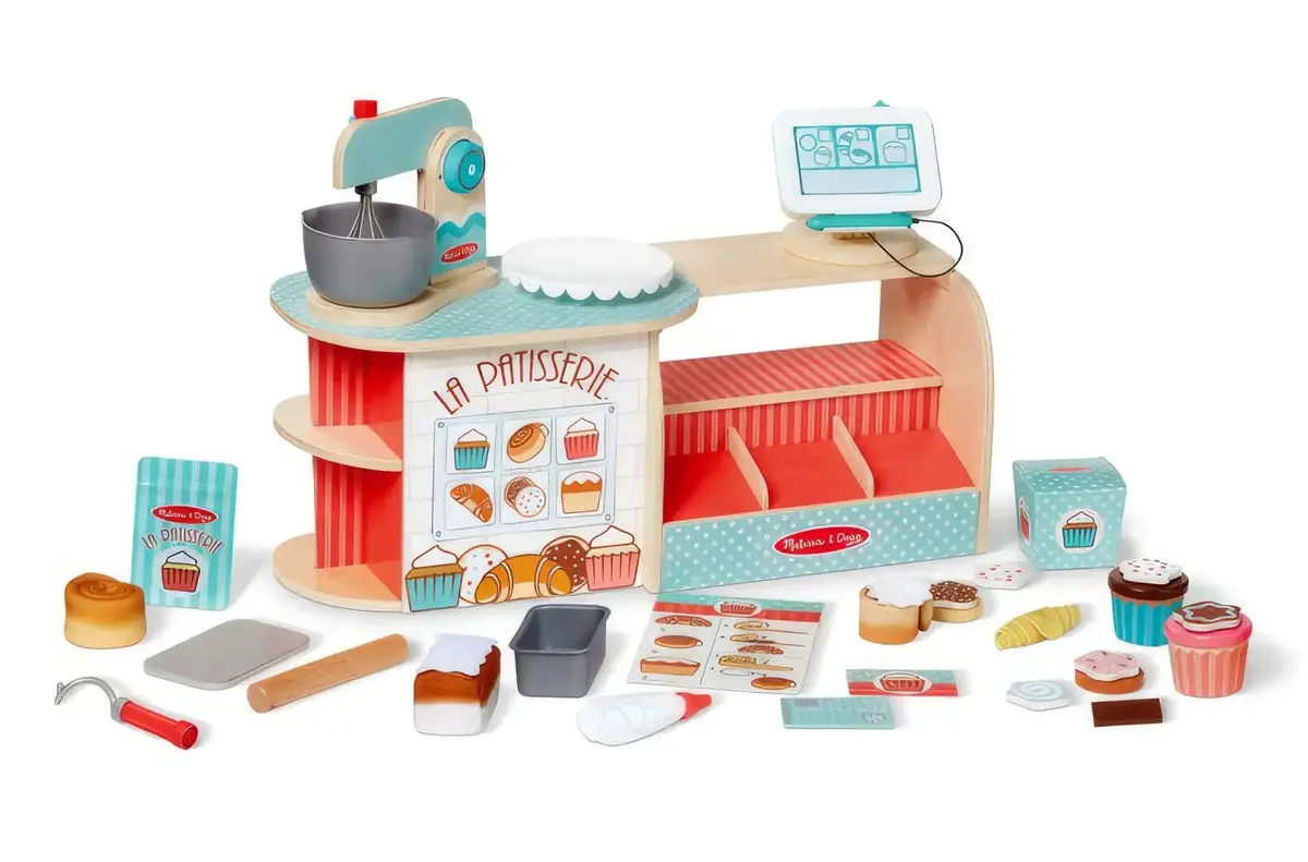 Melissa & Doug 30603 La Patisserie Bakery Counter Play Set 2
