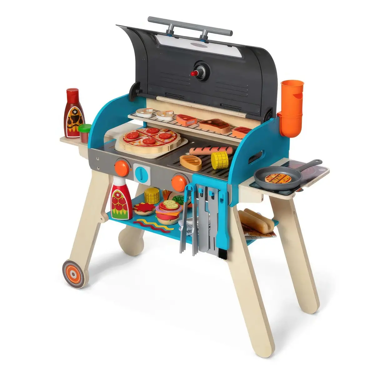 Melissa & Doug 30608 Deluxe Grill & Pizza Oven Play Set 1