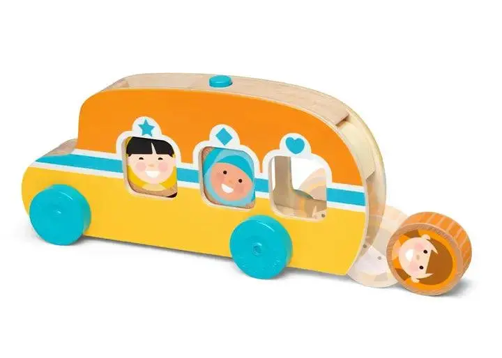 Melissa & Doug 30738 Go Tots Roll & Ride Bus 1