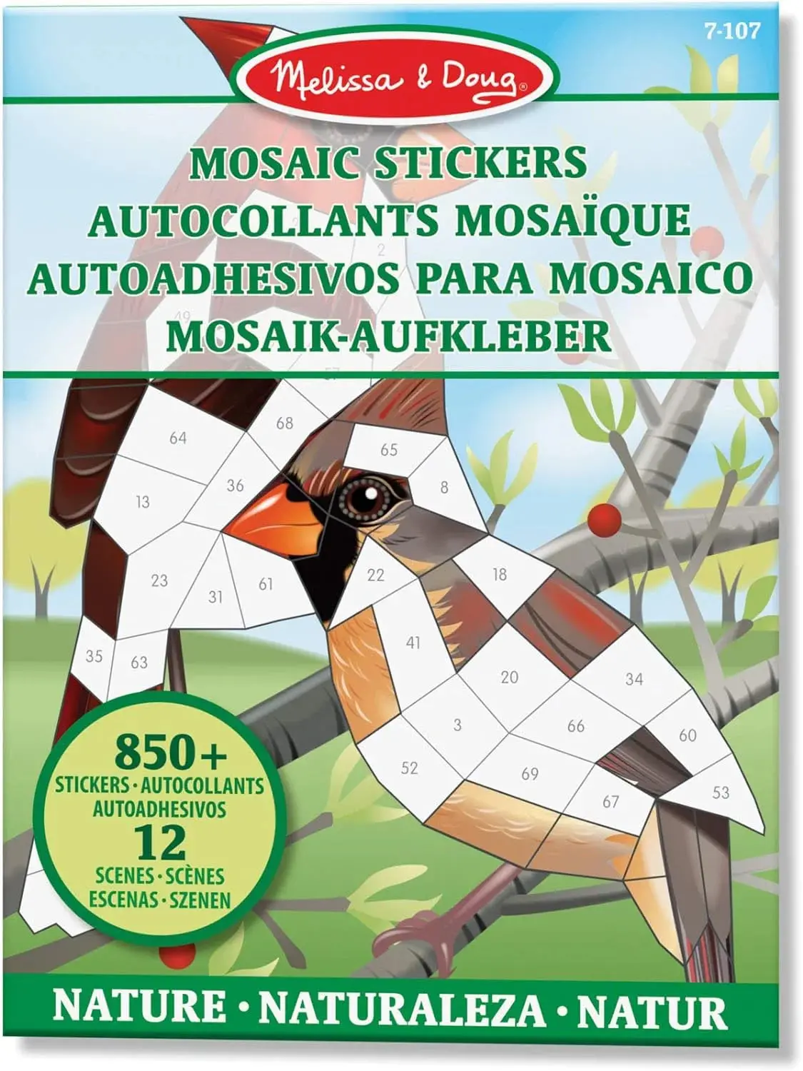 Melissa & Doug 40162 Mosaic Sticker Pad - Nature 1
