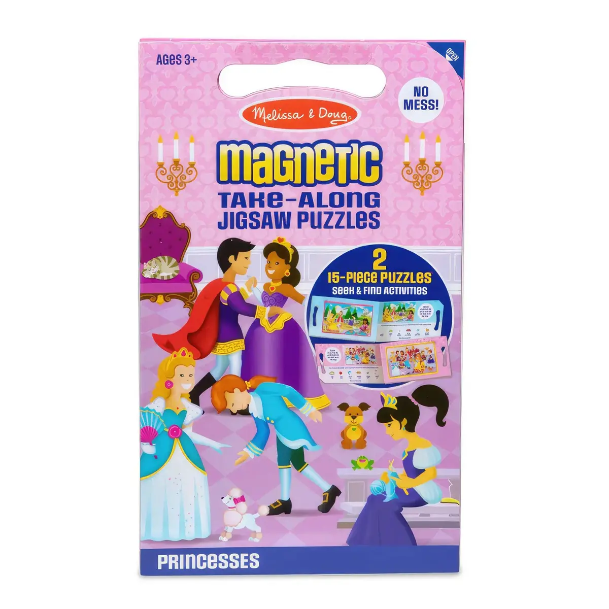 Melissa & Doug Take Along Magnetic Jigsaw Puzzles - Princesses 1