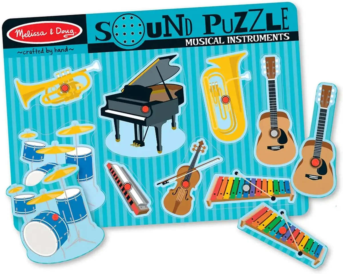 Melissa & Doug 10732 Musical Instruments Sound Puzzle - 8 Pieces 1