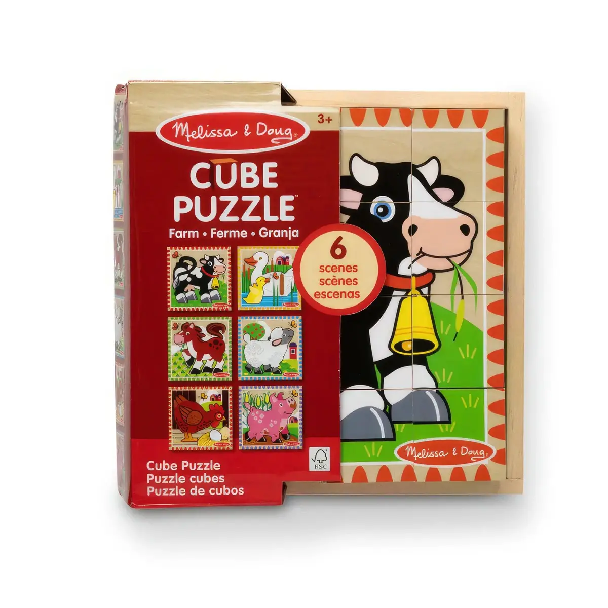 Melissa & Doug Farm Cube Puzzle 2