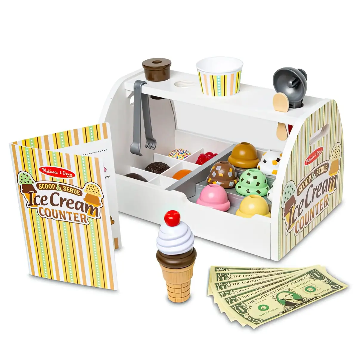 Melissa And Doug Scoop And Serve Ice Cream Counter 1