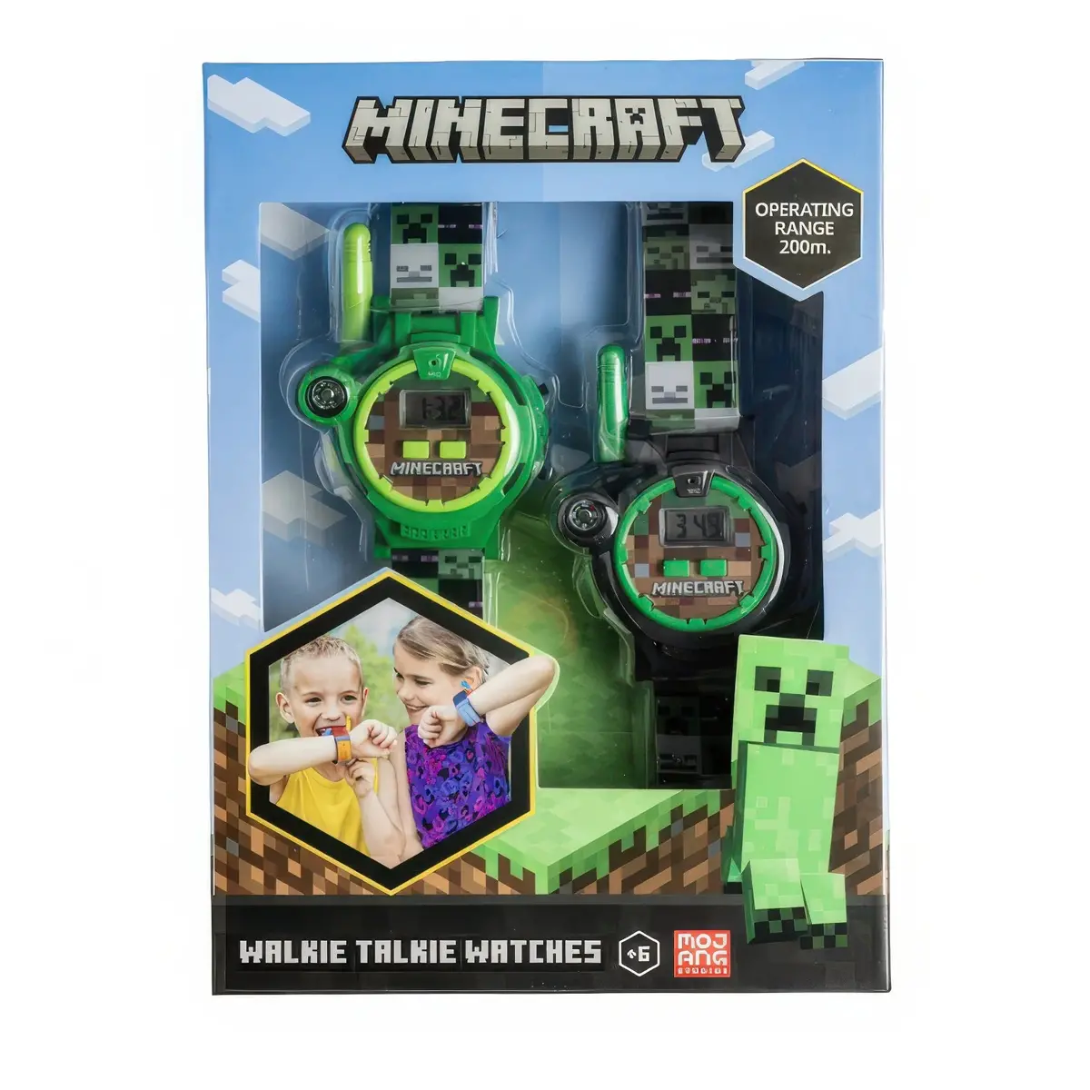 Minecraft Boy's Walkie Talkie Watch Set 2 Pcs 2