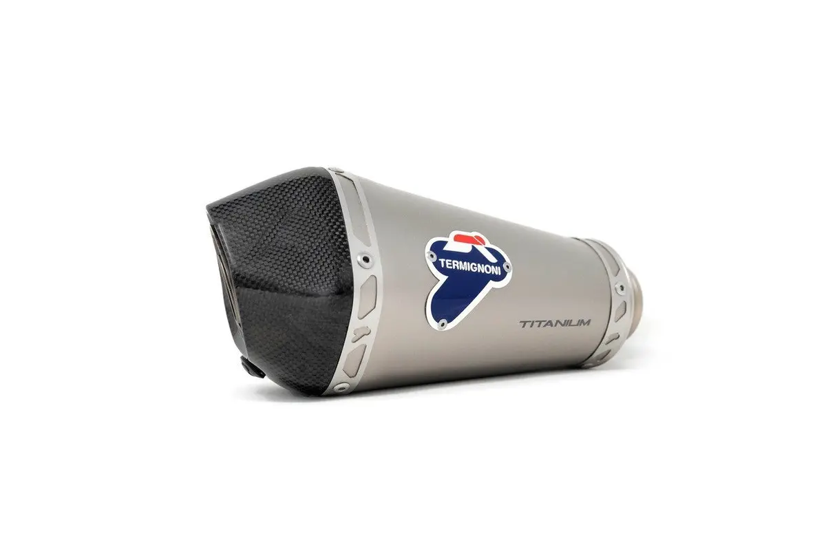 Termignoni So-01 Conical Muffler – Titanium Sleeve With Carbon Fiber End Cap 1