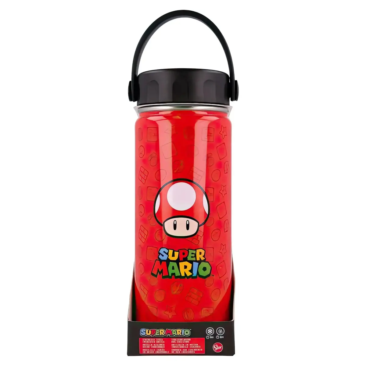 Nintendo Super Mario Bros Stainless Steel Bottle 530Ml 1