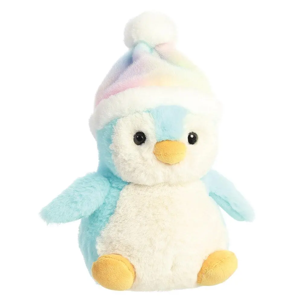 Aurora Pompom Penguin Wearing Hat 13Cm Plush 1