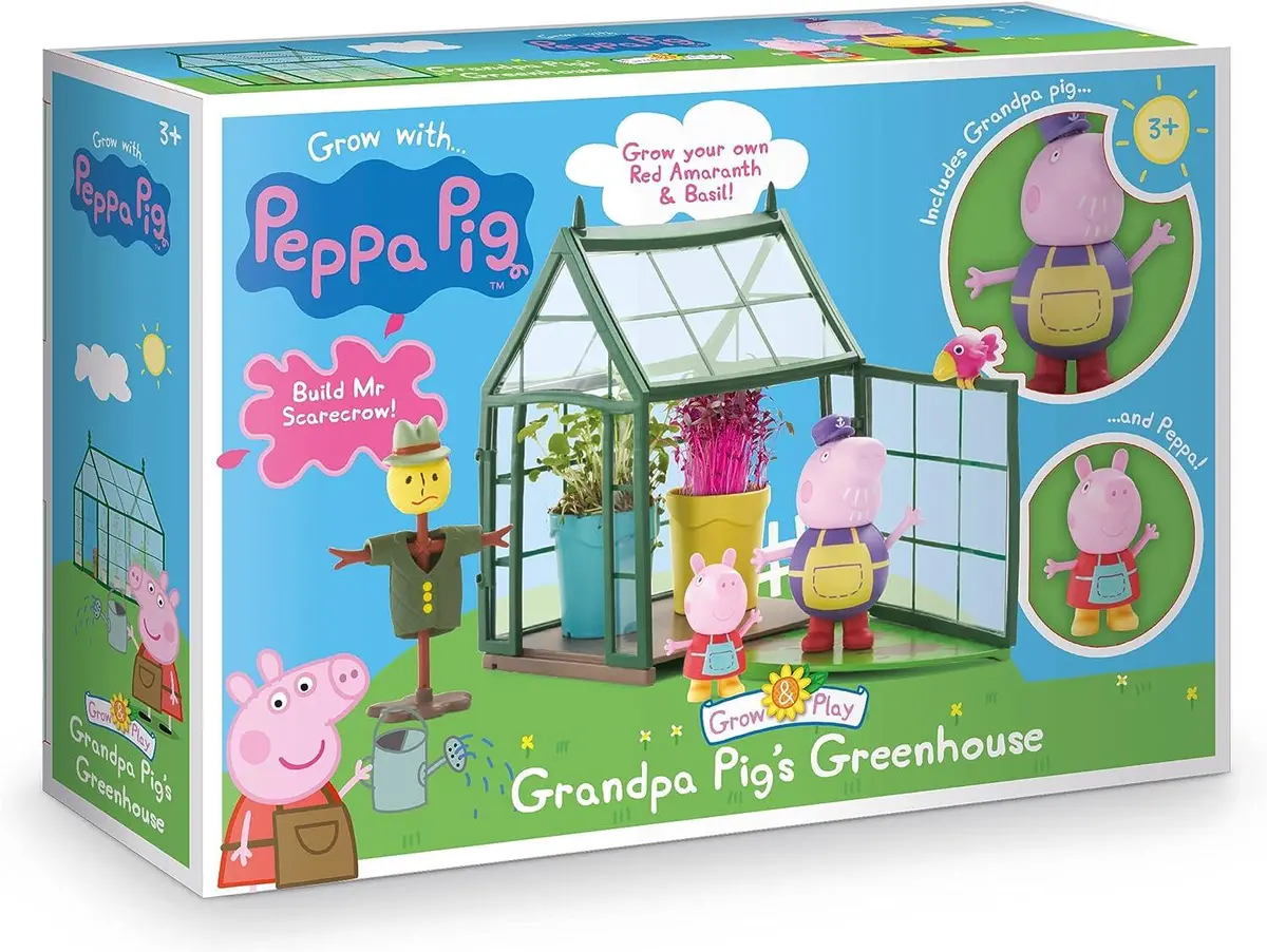 Peppa Pig Grandpa Pig's Greenhouse Playset 1