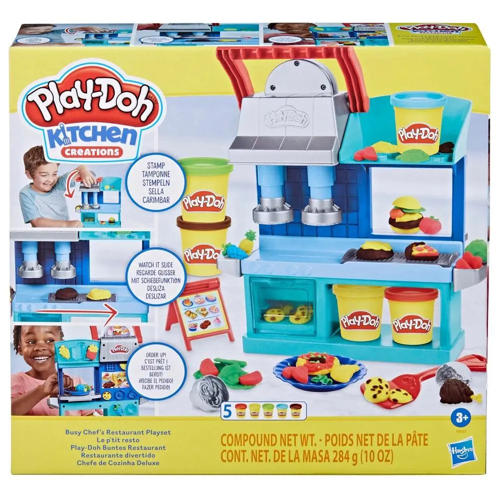 Play-Doh Kitchen Creations Busy Chef's Restaurant Playset 2