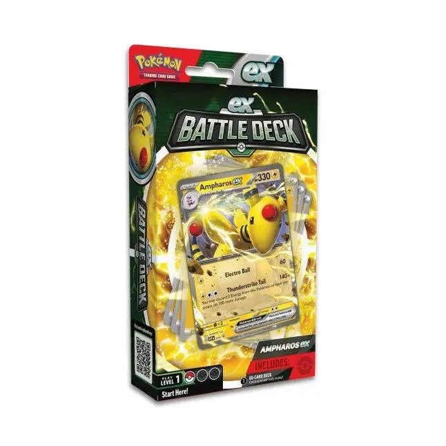 Pokémon Tcg: Ampharos Ex Battle Deck 1