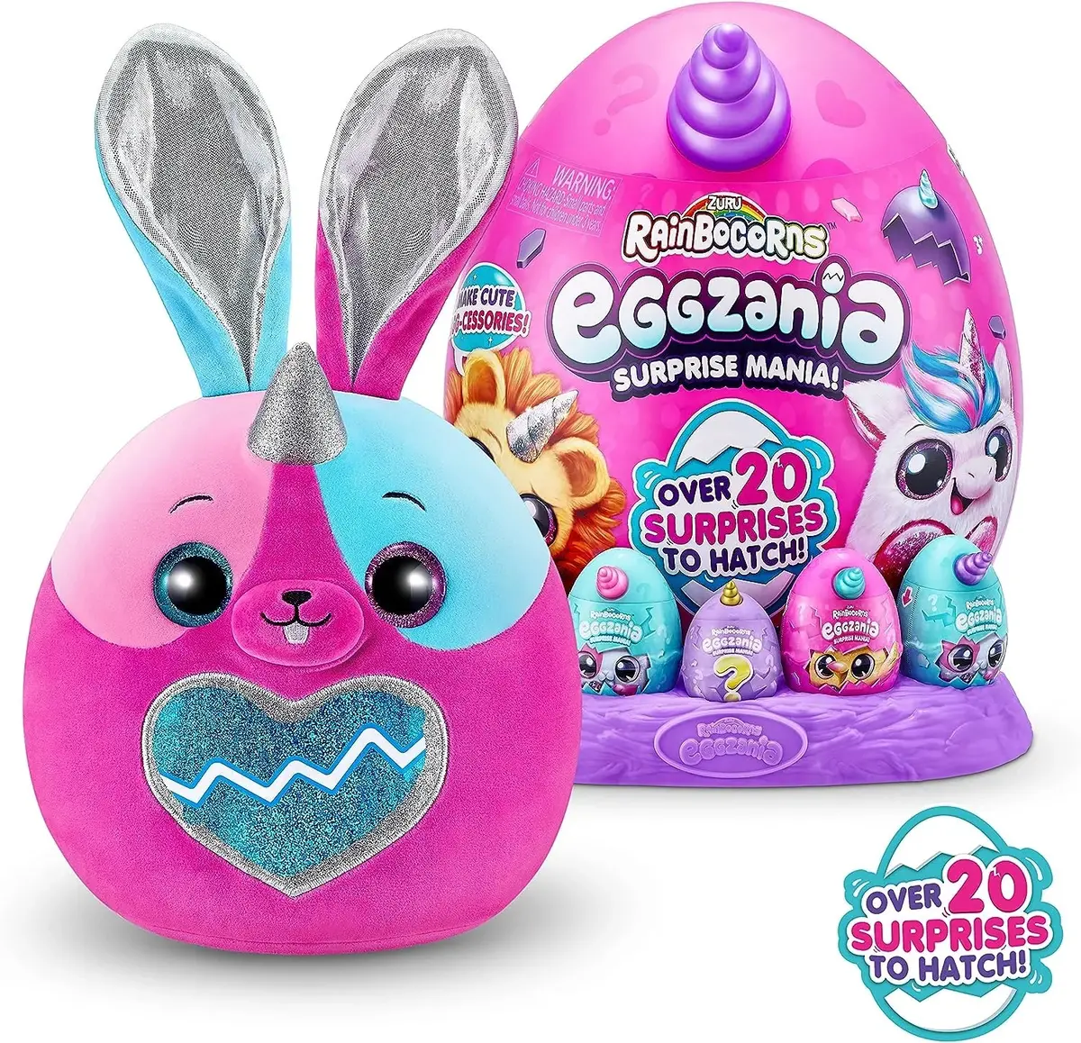 Rainbocorns Eggzania Surprise Mania Bunny By Zuru 1