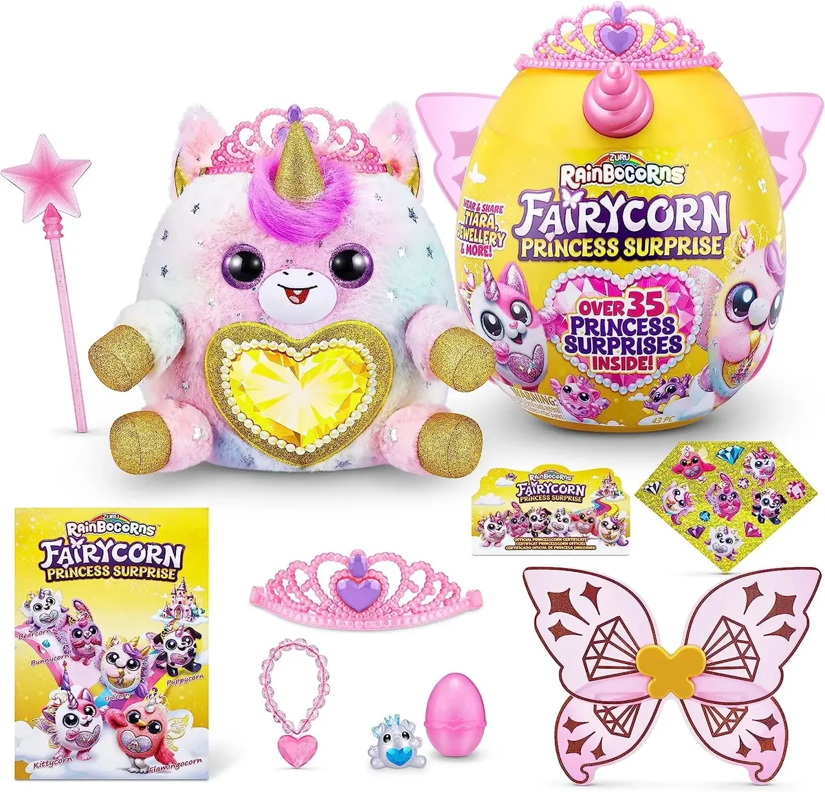 Rainbocorns Fairycorn Princess Surprise 9.5Cm Unicorn By Zuru 1