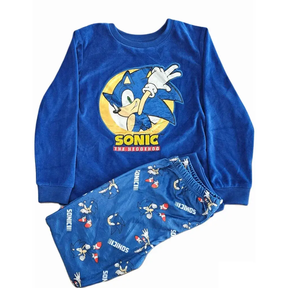 Sonic The Hedgehog Velvet Pyjama Set 1