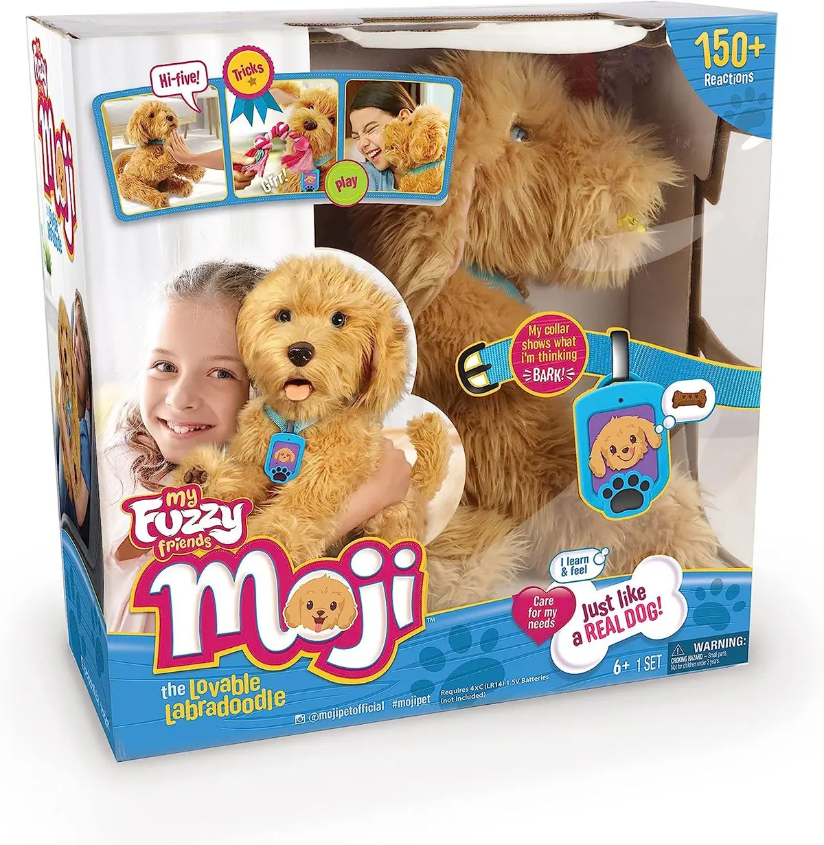 Sky Rocket My Fuzzy Friend Moji Interactive Labradoodle 1