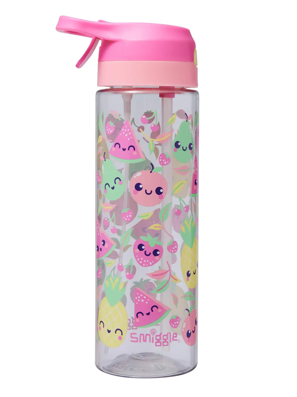 Smiggle Gush Flip Top Spritz Plastic Drink Bottle 700Ml - Pink 1