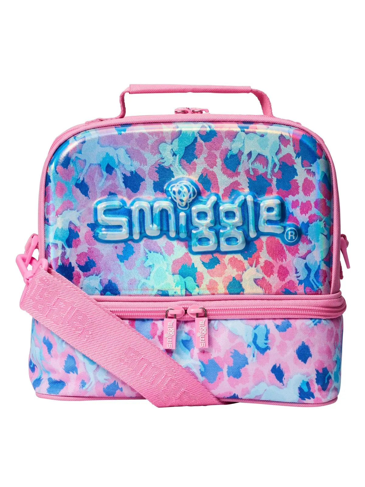 Smiggle Mirage Hardtop Lunchbox - Pink 1