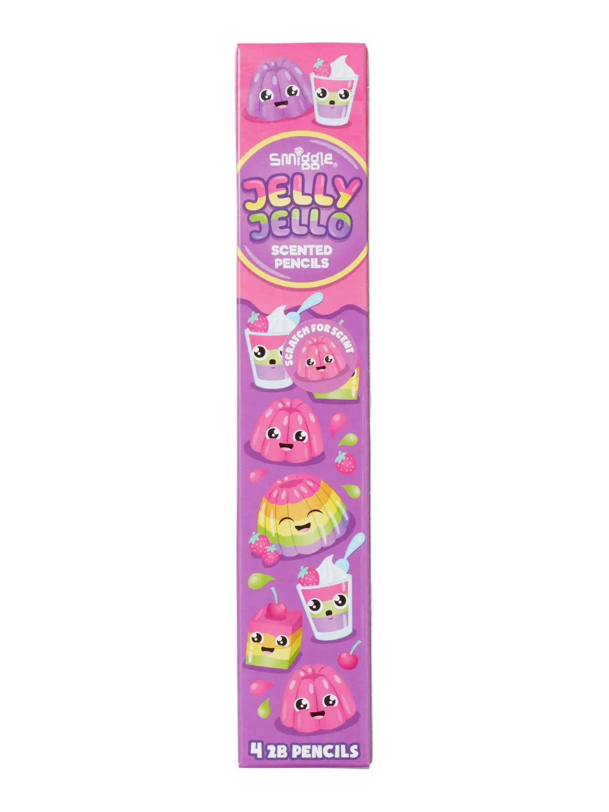 Smiggle Pencils X 4 Pack Scented With Eraser Top - Jelly Scent 1