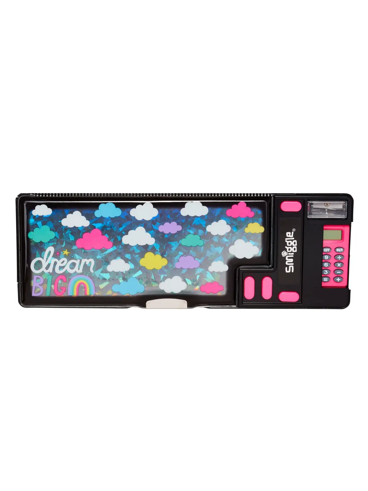 Smiggle Peppy Pop Out Pencil Case - Black 1