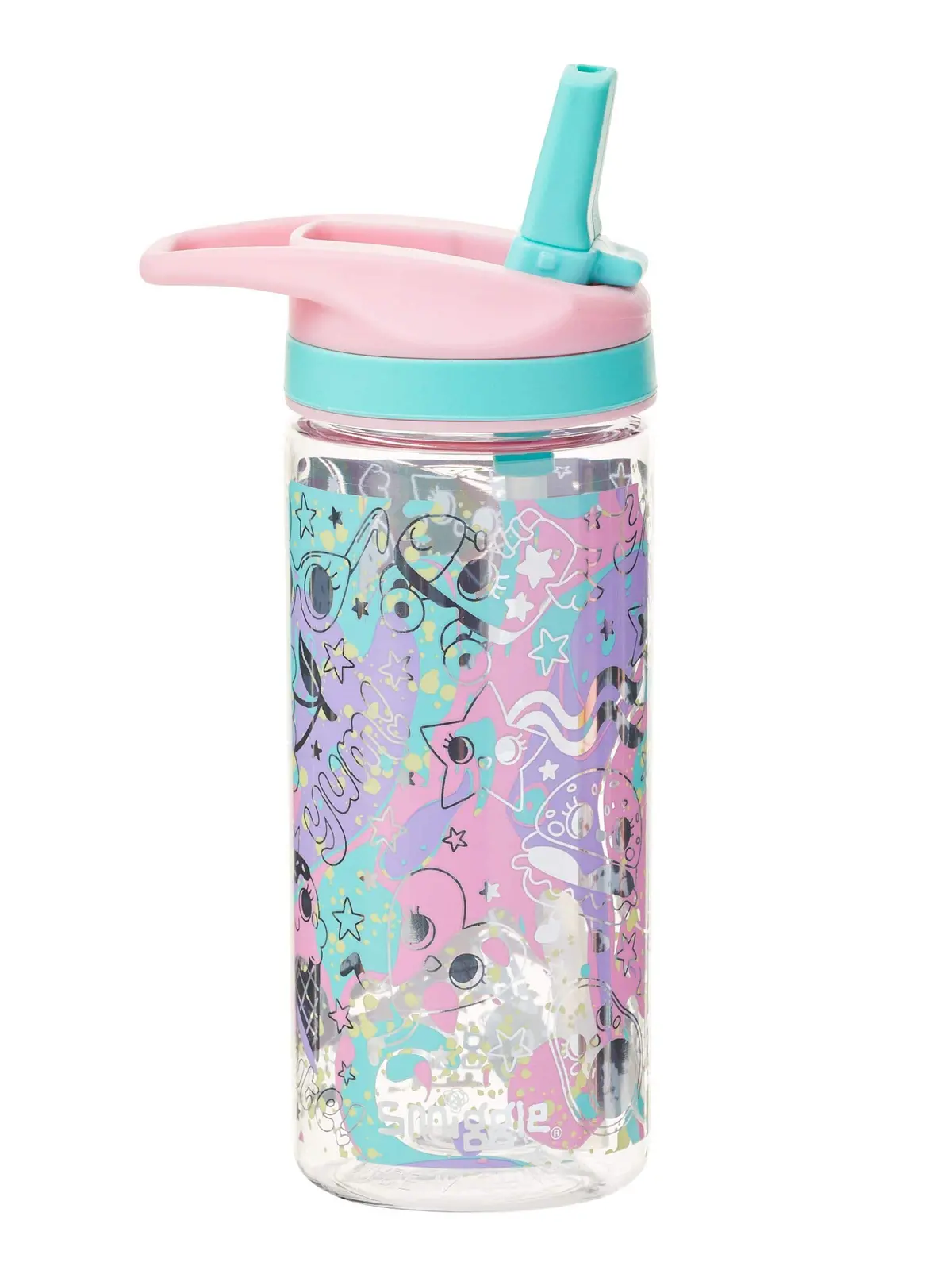 Smiggle Sky Hi Junior Plastic Drink Bottle 440Ml - Peach 1