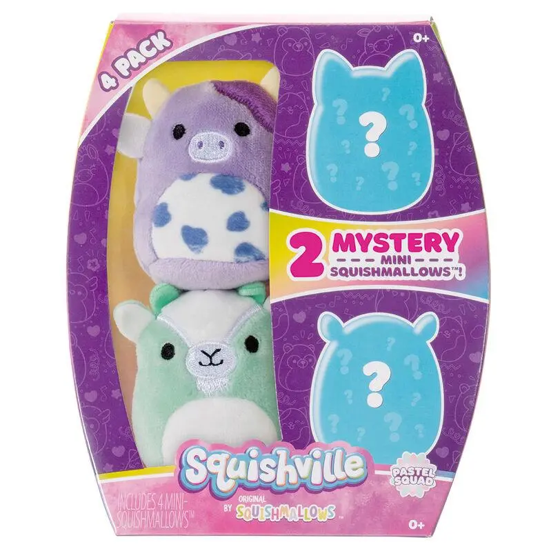 Squishmallows Plush Toy Set Assorted 5Cm 1