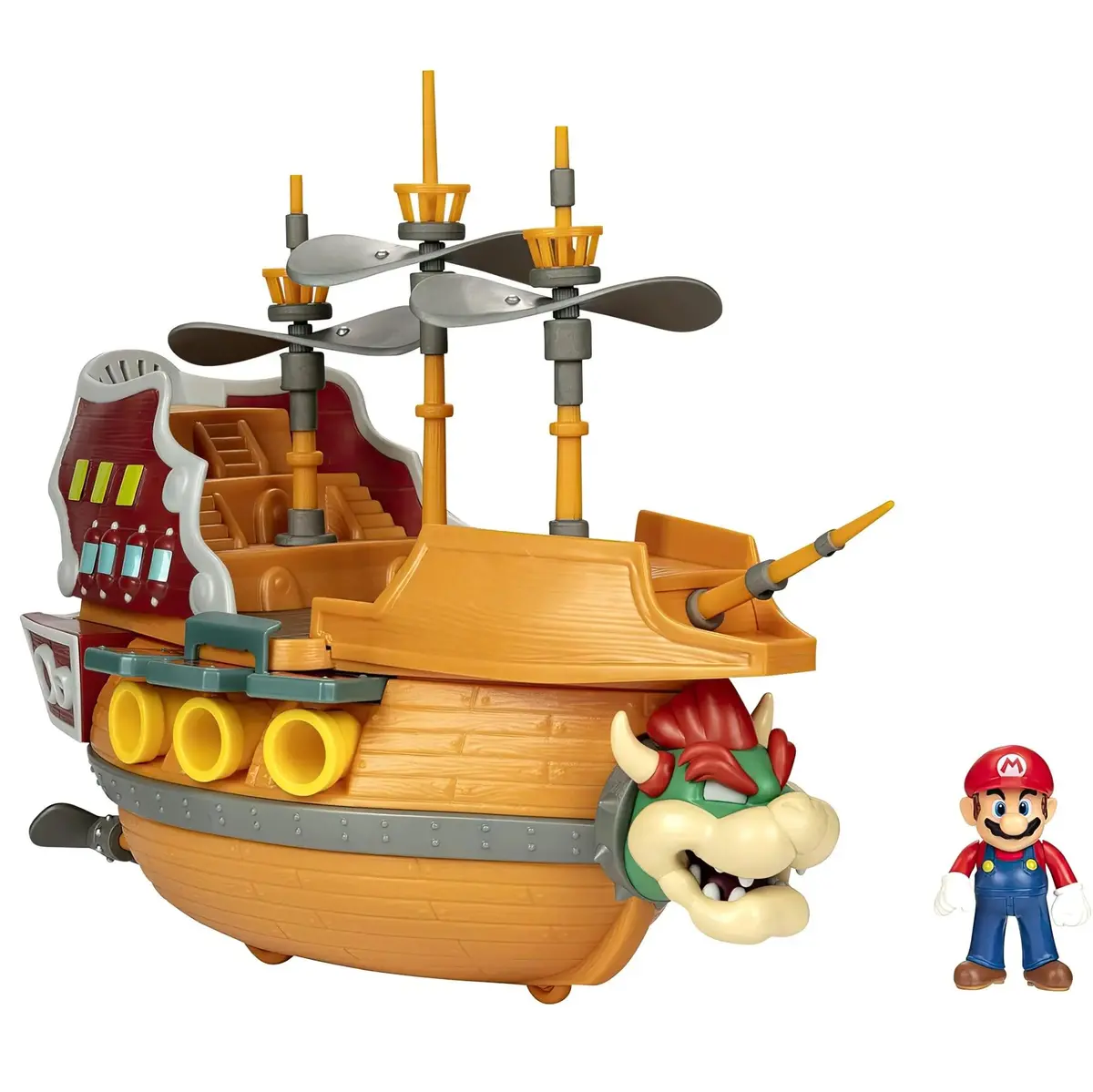 Super Mario Deluxe Bowser's Air Ship Playset 1