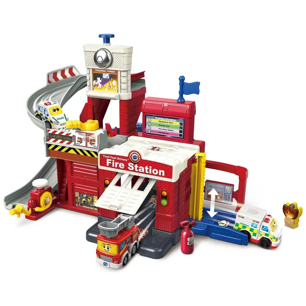 Vtech Toot-Toot Drivers Fire Station Playset 1