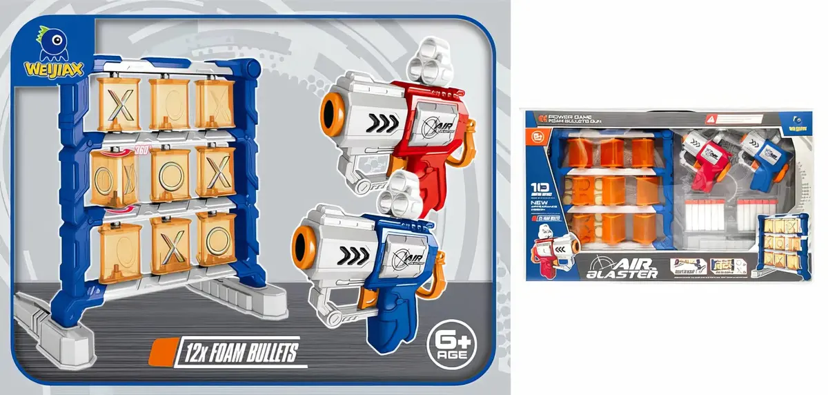 Air Blaster 2-Pack Manual Soft Bullet Toy Gun Set 2