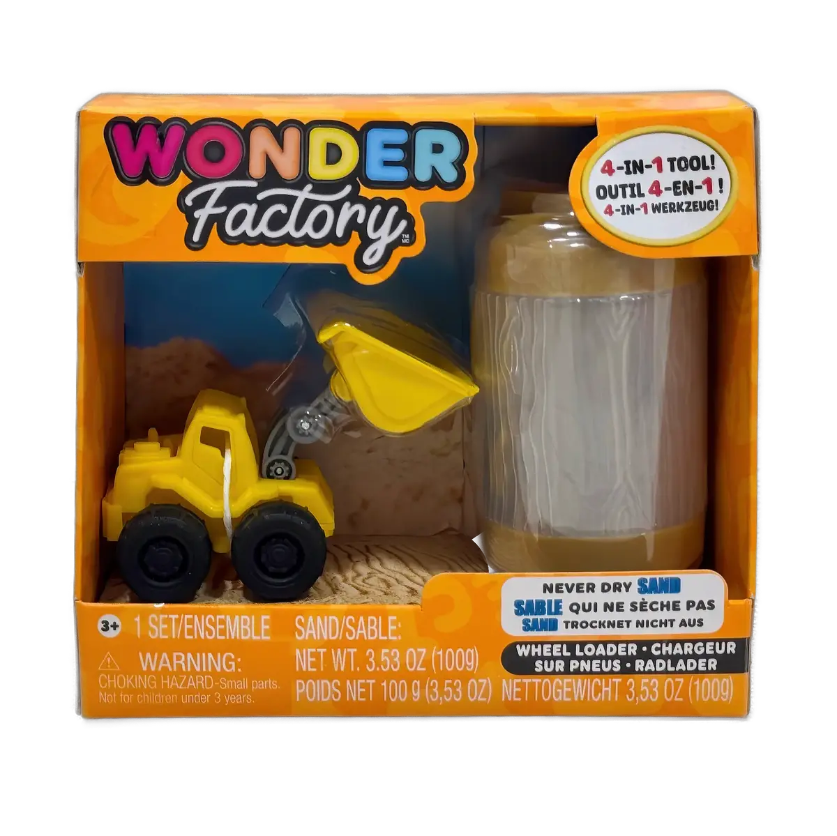 Wonder Factory Never Dry Sand Construction Trucks - Assorted 3